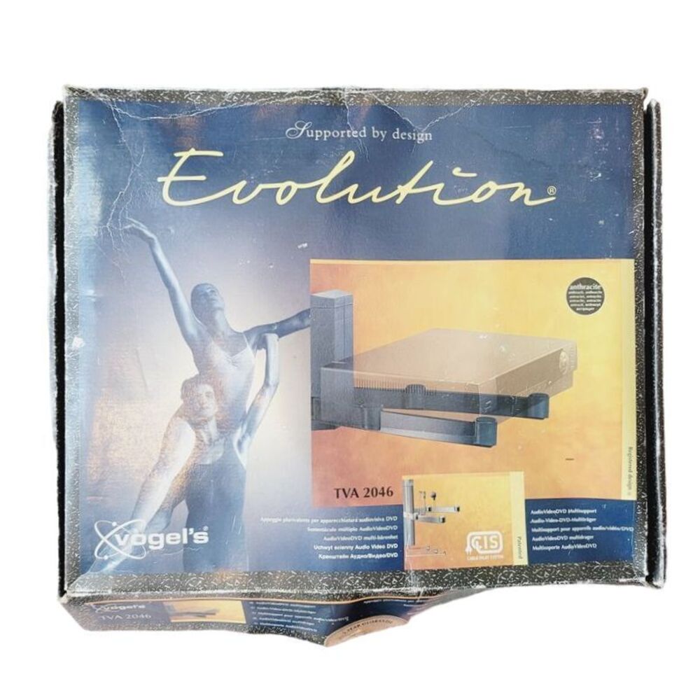 Vogels Evolution TVA 2046 Wall‎ Mount AV Component Shelf Anthracite CIS New Vtg